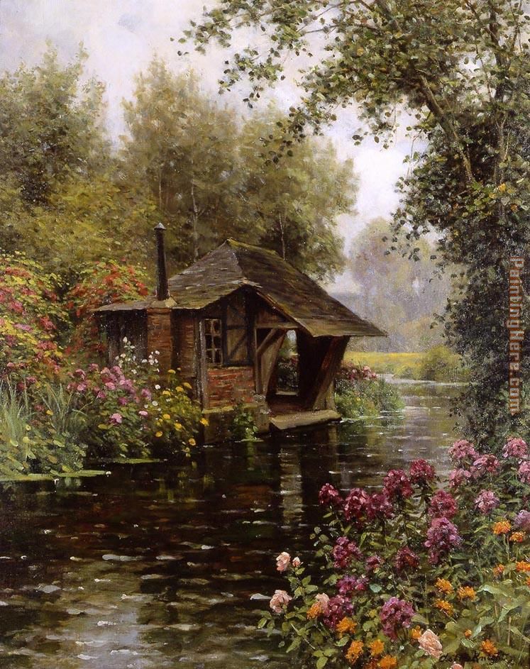 A Beaumont-le-Roger painting - Louis Aston Knight A Beaumont-le-Roger art painting